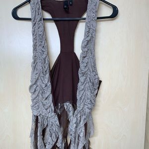 Hobo fringe vest